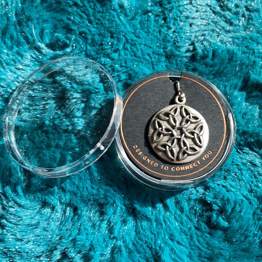 Alex and Ani Silver Endless Knot Round Charm